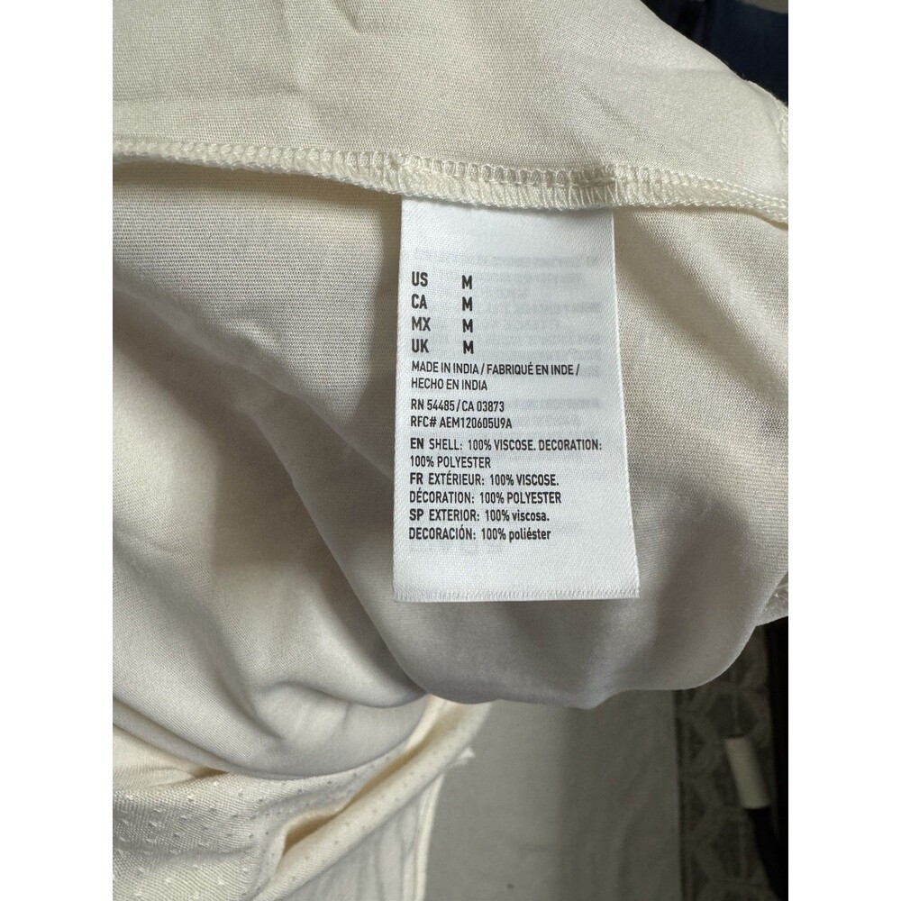 American Eagle  Womens Medium Ivory Romper Lace Festival Eyelet New - Picture 13 of 13